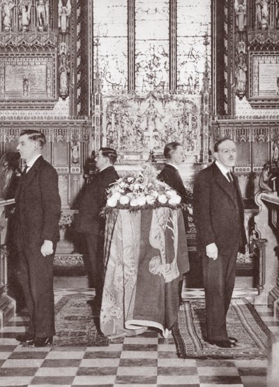 The Catafalque of George V, January 1936 by English Photographer